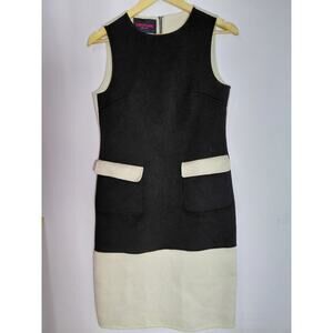 COUTURE Made in Italy Colorblock Dress Crew Neck see measurements